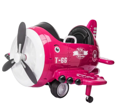 kids ride on plane