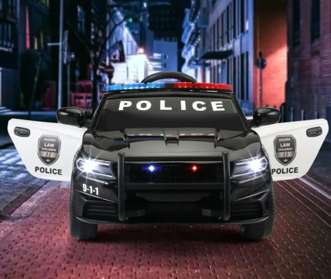 The Black Ride on Police Car in Tobbi