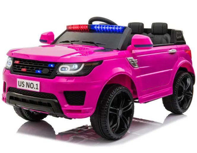 A Pink Ride on Police Car Offered by Tobbi