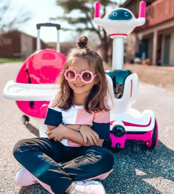 The Tobbi Pink Robot Buggy