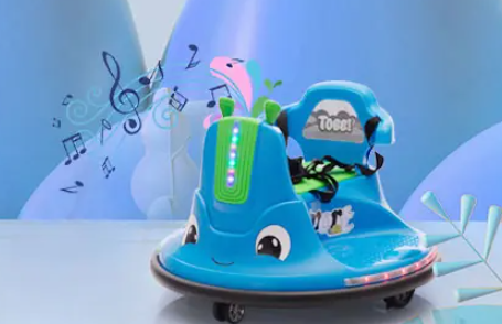 The Blue Bumper Cars for Kids in Tobbi