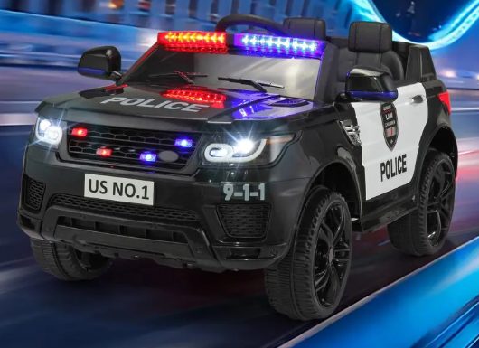 The Black Ride on Police Car at Tobbi