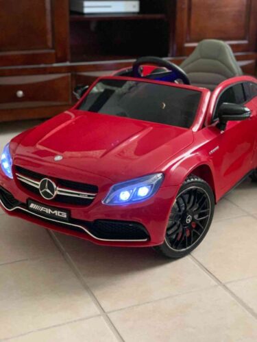 Licensed Mercedes Benz AMG Electric Kids Ride On Car, Battery Powered Ride On Toy for Toddlers with Parental Remote, Red photo review