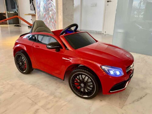 Licensed Mercedes Benz AMG Electric Kids Ride On Car, Battery Powered Ride On Toy for Toddlers with Parental Remote, Red photo review