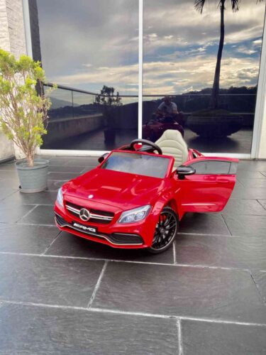 Licensed Mercedes Benz AMG Electric Kids Ride On Car, Battery Powered Ride On Toy for Toddlers with Parental Remote, Red photo review