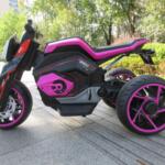 12V Electric Ride On Motorcycle, Battery Powered Ride On Toy Car, Rose Red, Ostrich Series, Common Ostrich photo review