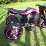 12V Electric Ride On Motorcycle, Battery Powered Ride On Toy Car, Rose Red, Ostrich Series, Common Ostrich photo review