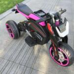 12V Electric Ride On Motorcycle, Battery Powered Ride On Toy Car, Rose Red, Ostrich Series, Common Ostrich photo review