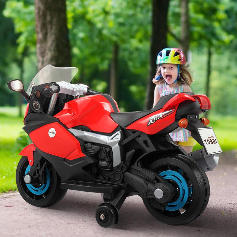wearing helmets to ride kids motorcycle